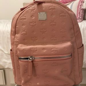 MCM pink backpack